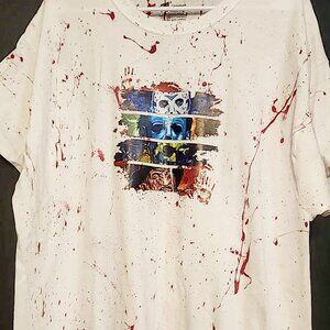 New XL Halloween Theme Scary!! Bloody tshirt!